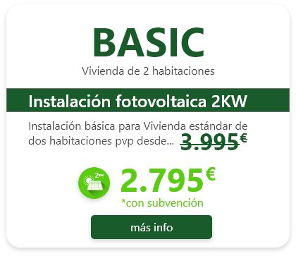 Instalación Fotovoltaica Basic